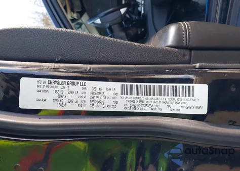 2012 Dodge Durango Special Service from USA, damaged, VIN 1C4SDJFT4CC363280